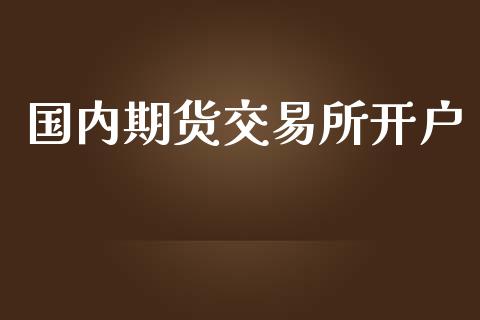 国内期货交易所开户_https://www.dai-osaka.com_股票资讯_第1张