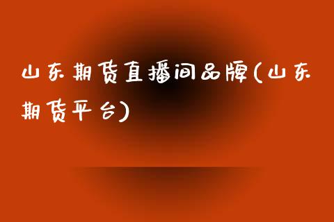 山东期货直播间品牌(山东期货平台)_https://www.dai-osaka.com_外汇资讯_第1张