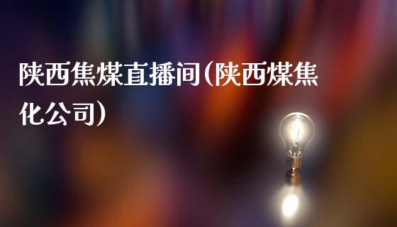 陕西焦煤直播间(陕西煤焦化公司)_https://www.dai-osaka.com_外汇资讯_第1张