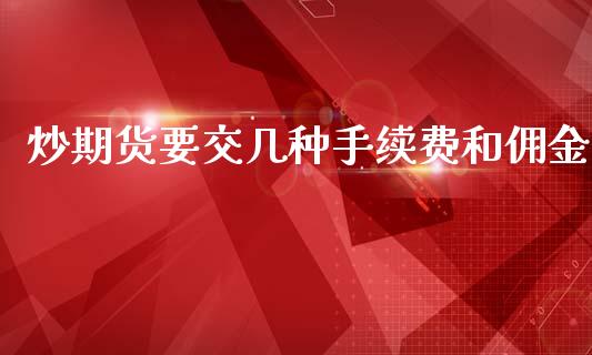 炒期货要交几种手续费和佣金_https://www.dai-osaka.com_股票资讯_第1张