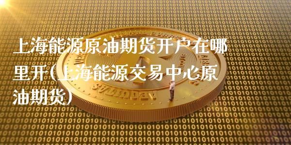 上海能源原油期货开户在哪里开(上海能源交易中心原油期货)_https://www.dai-osaka.com_股票资讯_第1张