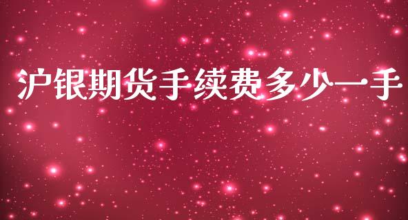 沪银期货手续费多少一手_https://www.dai-osaka.com_股指期货_第1张