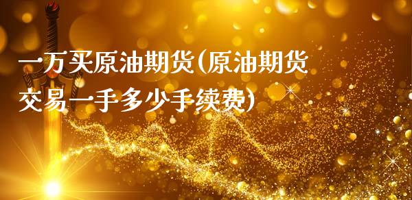 一万买原油期货(原油期货交易一手多少手续费)_https://www.dai-osaka.com_黄金期货_第1张