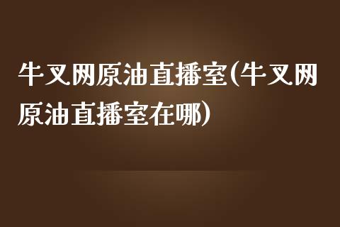 牛叉网原油直播室(牛叉网原油直播室在哪)_https://www.dai-osaka.com_恒生指数_第1张