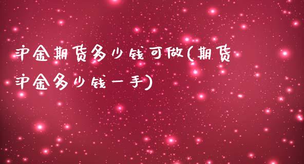 沪金期货多少钱可做(期货沪金多少钱一手)_https://www.dai-osaka.com_黄金期货_第1张