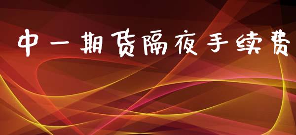 中一期货隔夜手续费_https://www.dai-osaka.com_外汇资讯_第1张