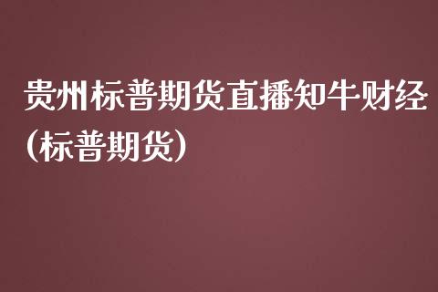 贵州标普期货直播知牛财经(标普期货)_https://www.dai-osaka.com_原油期货_第1张