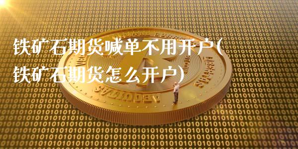 铁矿石期货喊单不用开户(铁矿石期货怎么开户)_https://www.dai-osaka.com_股指期货_第1张