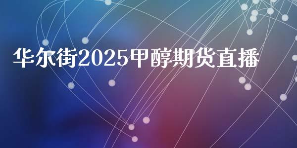 华尔街2025甲醇期货直播_https://www.dai-osaka.com_股指期货_第1张