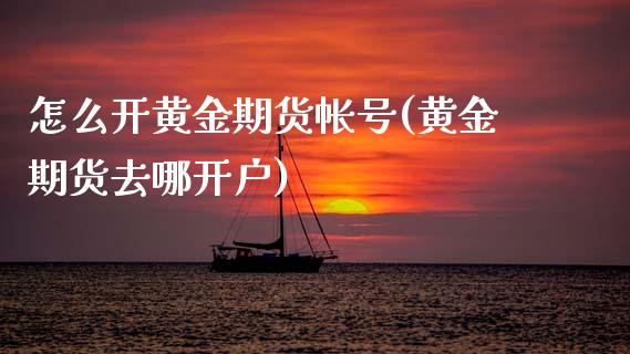 怎么开黄金期货帐号(黄金期货去哪开户)_https://www.dai-osaka.com_黄金期货_第1张