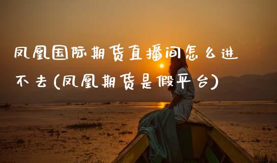 凤凰国际期货直播间怎么进不去(凤凰期货是假平台)_https://www.dai-osaka.com_黄金期货_第1张