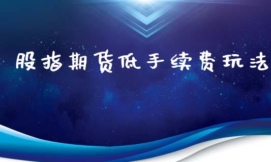 股指期货低手续费玩法_https://www.dai-osaka.com_黄金期货_第1张