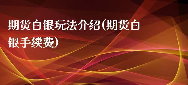 期货白银玩法介绍(期货白银手续费)_https://www.dai-osaka.com_股指期货_第1张