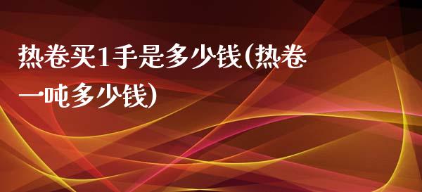 热卷买1手是多少钱(热卷一吨多少钱)_https://www.dai-osaka.com_黄金期货_第1张