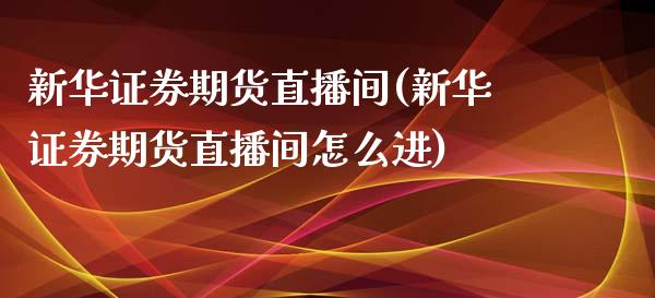 新华证券期货直播间(新华证券期货直播间怎么进)_https://www.dai-osaka.com_外汇资讯_第1张