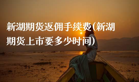 新湖期货返佣手续费(新湖期货上市要多少时间)_https://www.dai-osaka.com_国内期货_第1张