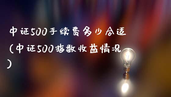 中证500手续费多少合适(中证500指数收益情况)_https://www.dai-osaka.com_原油期货_第1张